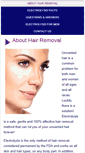Mobile Screenshot of optimahairremoval.com